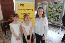 Więcej o: Sukces w Międzyszkolnym konkursie recytatorskim
