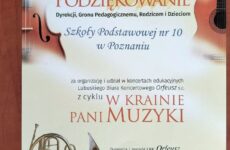 Więcej o: W Krainie Pani Muzyki – podziękowania.