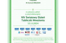Więcej o: XIV Światowy Dzień Tabliczki Mnożenia👍
